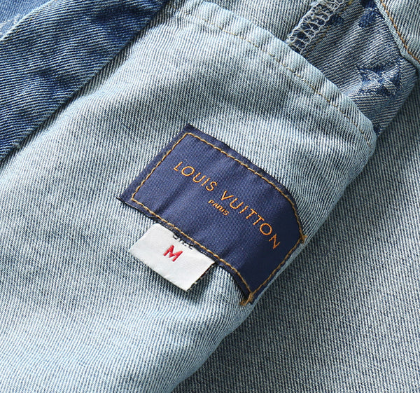 LV LIGHT BLUE MONOGRAM DENIM SHIRT JACKET 238981