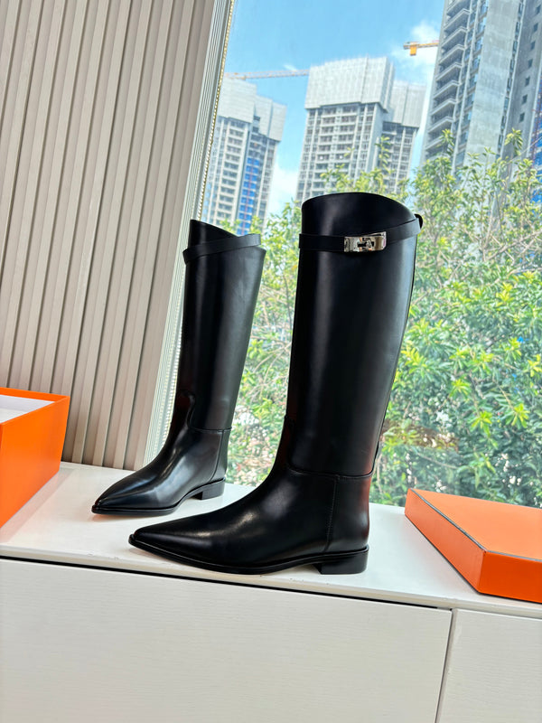 HM Lizy Boot Black Cowhide 548752