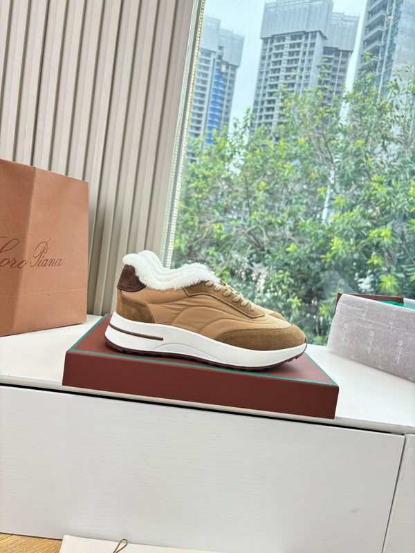 LP Weekend Walk Sneaker Brown Fur Suede 549517