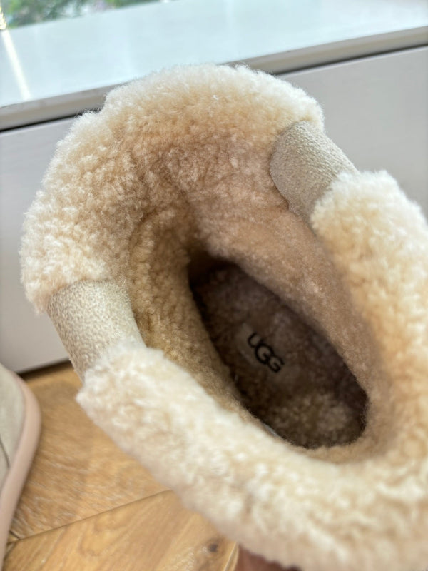 UGG Jorie Boots Warm Beige Wool Suede 525942