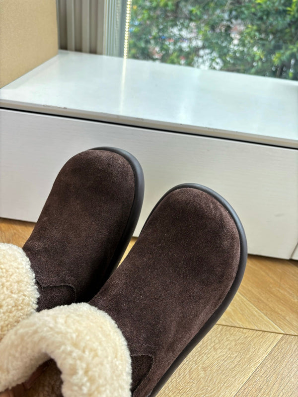 UGG Jorie Boots Chocolate Wool Suede 525943