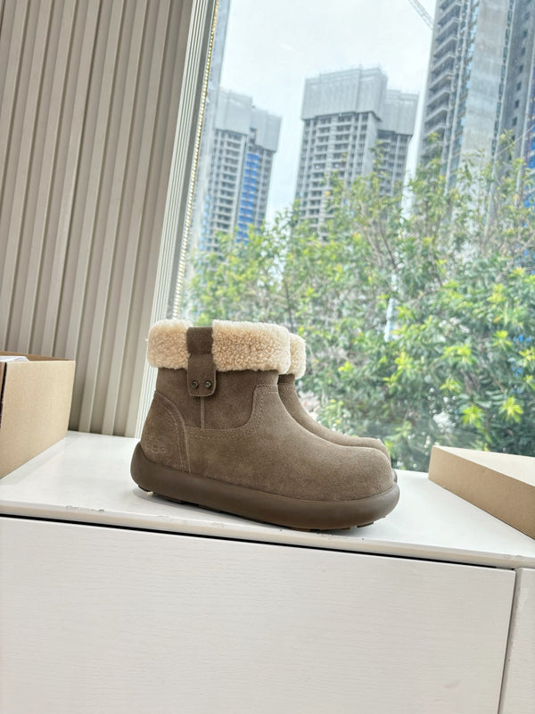 UGG Jorie Boots Coffee Wool Suede 525944