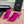 YSL 26ss Pointed High Heels Sandals 110 Fuchsia Pink Silk Leather 648786
