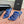 YSL 26ss Pointed High Heels Sandals 110 Blue Silk Leather 648788