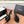 CC 26s Bow Heels Sandals Black Sheepskin 703671