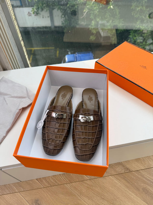 HM 26s Destin Mule Écorce Crocodile Leather 967705