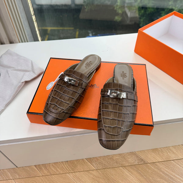 HM 26s Destin Mule Écorce Crocodile Leather 967705