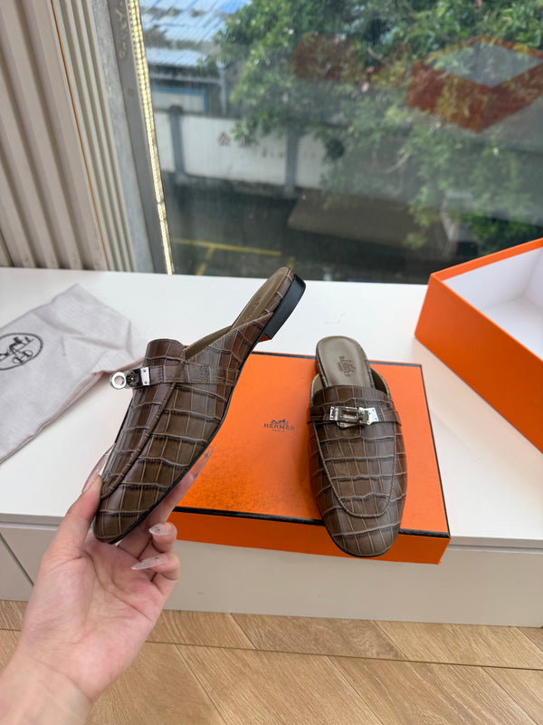 HM 26s Destin Mule Écorce Crocodile Leather 967705