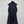 Miu Collar Zipper Sleeveless Waist-Cinching Dress Navy Linen 394354