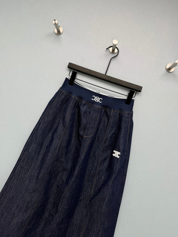 CL 26s Waist Skirt Dark Blue Denim 399305
