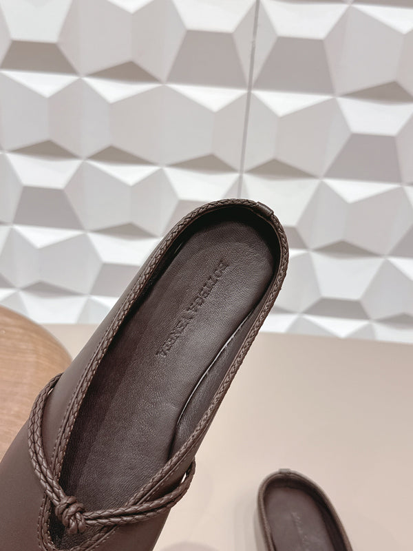 BV Rosa Mary-Jane Ballerine agneau chocolat 613304