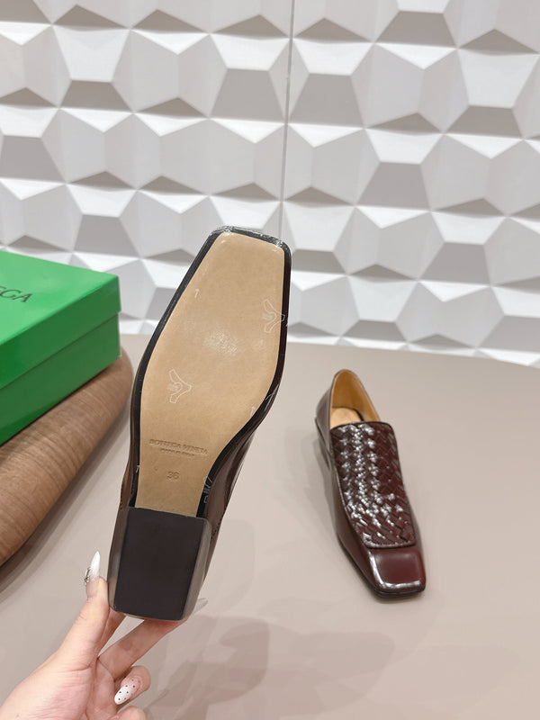 BV Ventura Loafer Loafer 4cm Brown Calfskin 613294