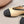 Ballerines CC 26s bout rond talon ouvert Noir Beige Tissu Cuir 613255