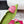 RV Rose Vivier Flower Slingback Flat Pink Green Satin 617284
