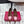 RV Rose Vivier Flower Slingback Plat Satin Rose Marron 617285