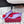 RV Rose Vivier Flower Slingback Plat Satin Pourpre Rouge 617287