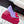 RV Rose Vivier Flower Pumps 10cm Red Purple Satin 617296