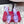 RV Rose Vivier Sandals 10cm Purple Satin 617304