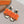 HM 25 Oran Orange Colorful Fur Canvas 738410