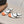 CC 26s Square-toe Ballet Flat White Orange Sheepskin Tweed 875989