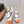 CC 26s Square-toe Ballet Flat White Orange Sheepskin Tweed 875989
