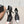 CC 26s Pointed-toe Slingback 9.5cm White Black Sheepskin 876257