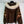 Miu 26s Isle Hooded Sweater Brown Wool 345074