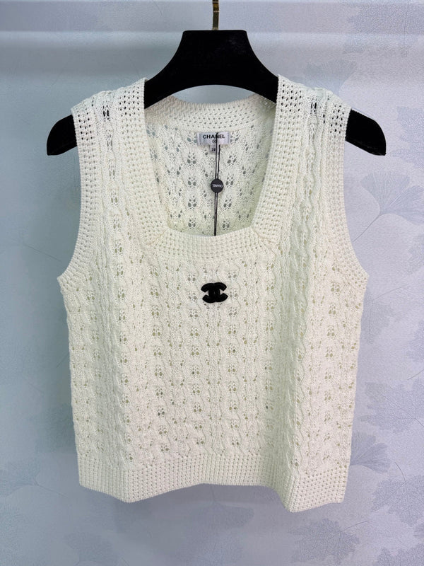 Haut Tricoté sans manches CC 26s Laine 345003