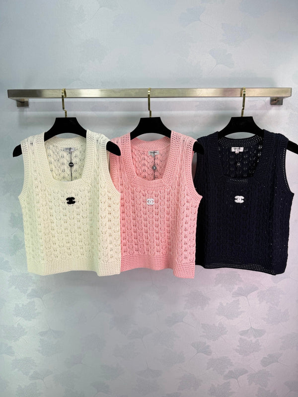 Haut Tricoté sans manches CC 26s Laine 345003