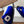Viv 25 Slippers Blue Imported Flannel 350442