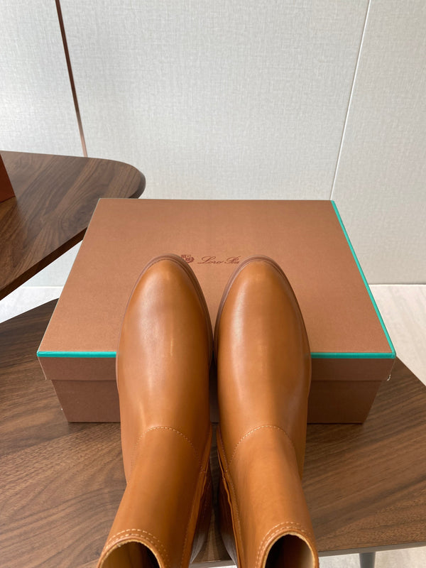 LP latest short boots brown calfskin 388108