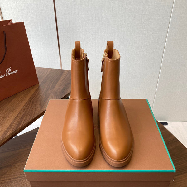 LP latest short boots brown calfskin 388108