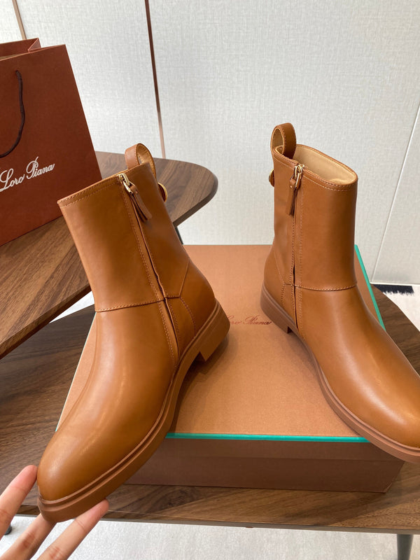 LP latest short boots brown calfskin 388108
