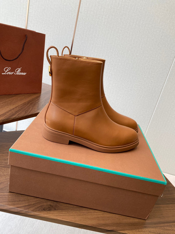 LP latest short boots brown calfskin 388108