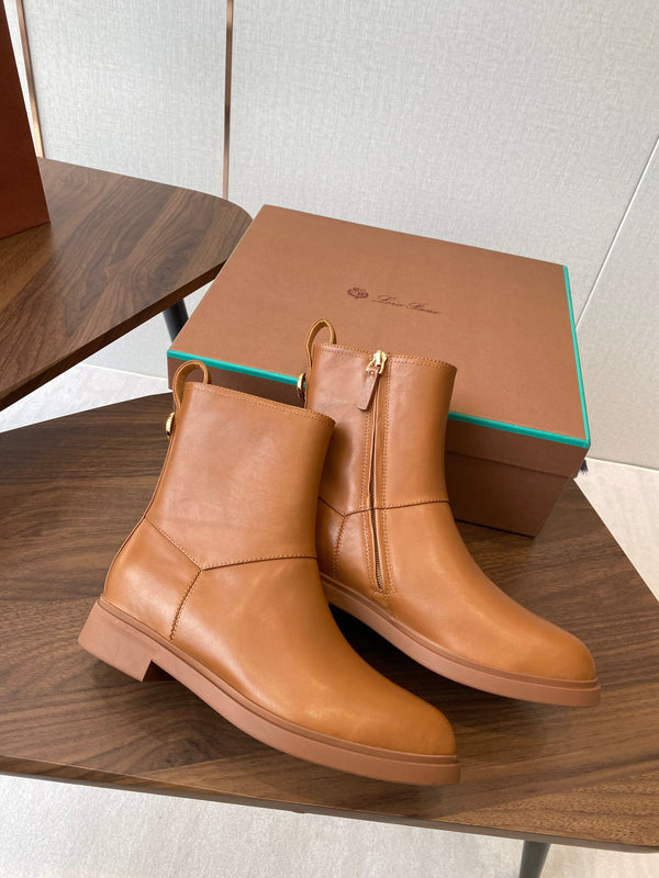 LP latest short boots brown calfskin 388108