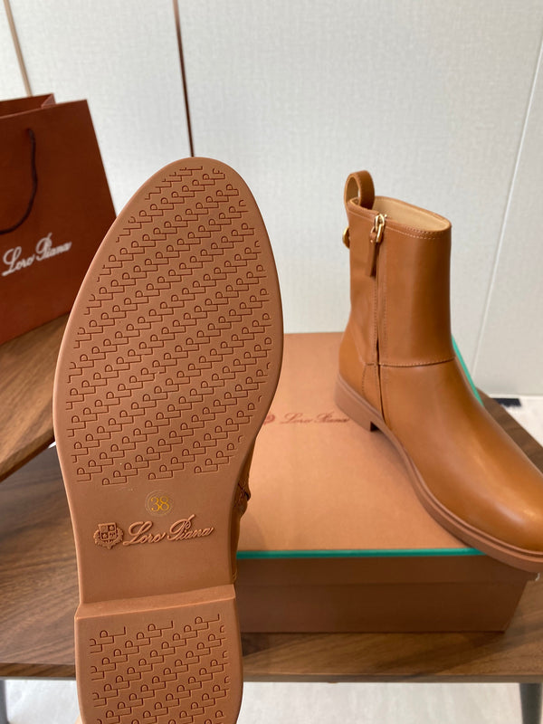 LP latest short boots brown calfskin 388108