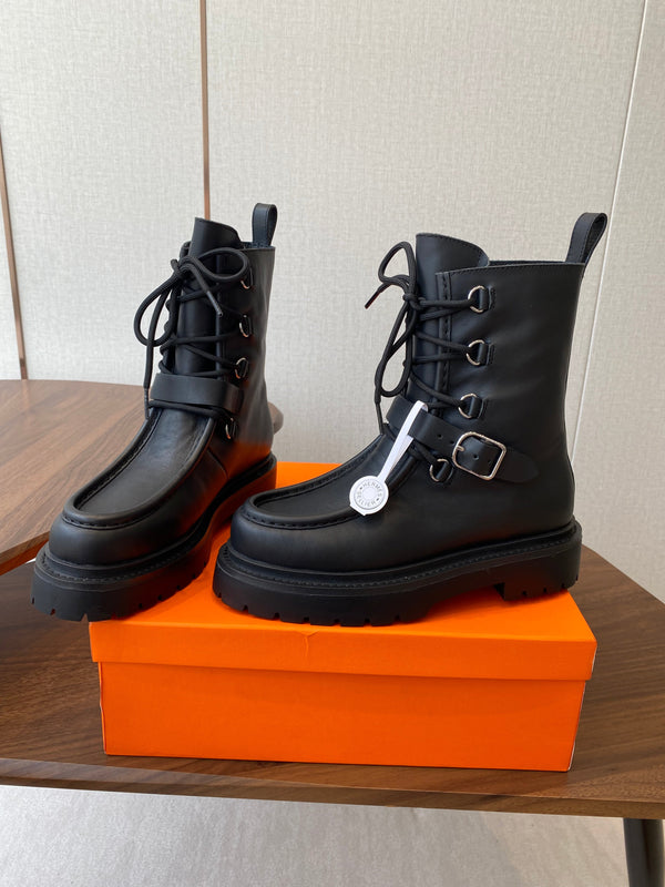 HM 25s Classic Boots Black Cowhide 422588