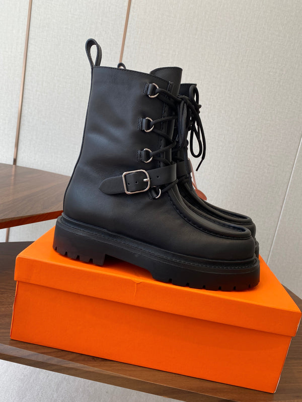 HM 25s Classic Boots Black Cowhide 422588
