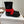 CD Ballet Stretch Boots Black Red Sheepskin Fabric 431501