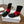 CD Ballet Stretch Boots Black Red Sheepskin Fabric 431501