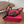 VT Studdy Pumps 65mm Black Red Leather 624354