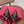 VT Studdy Pumps 65mm Black Red Leather 624354