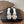CC Classique Camélia Plat Slingback Cuir Noir Blanc 624232