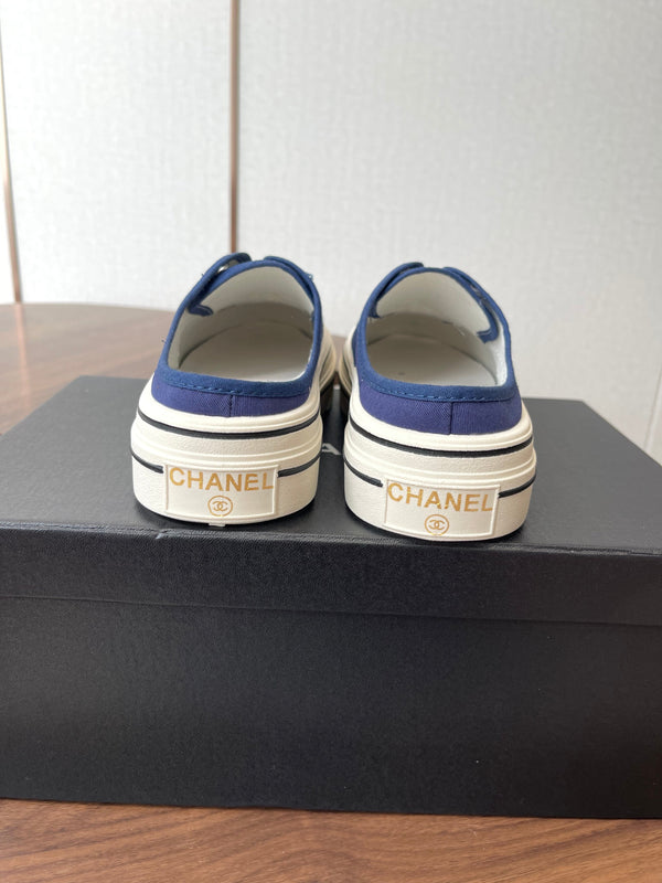 CC 26s Slip-On Platform Blue Canvas 727468