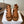 Prada Strappy Sandals 5.5cm Brown Leather 728561