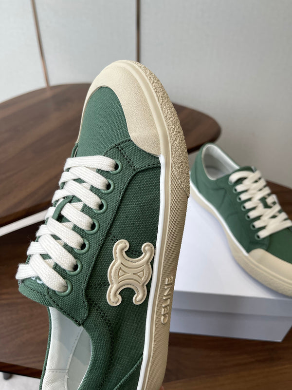 CL Alan Sneakers Teal Green Canvas Rubber 790669