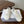 CL Ballerine à Lacets Tressée en Peau d'Agneau Blanche 790672