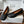MM Split Toe Low Heel 3cm Black Textured Leather 890033