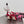 DC Slingback Pumps Red Silk & Sheepskin 343143