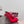 DC Slingback Pumps Red Silk & Sheepskin 343143